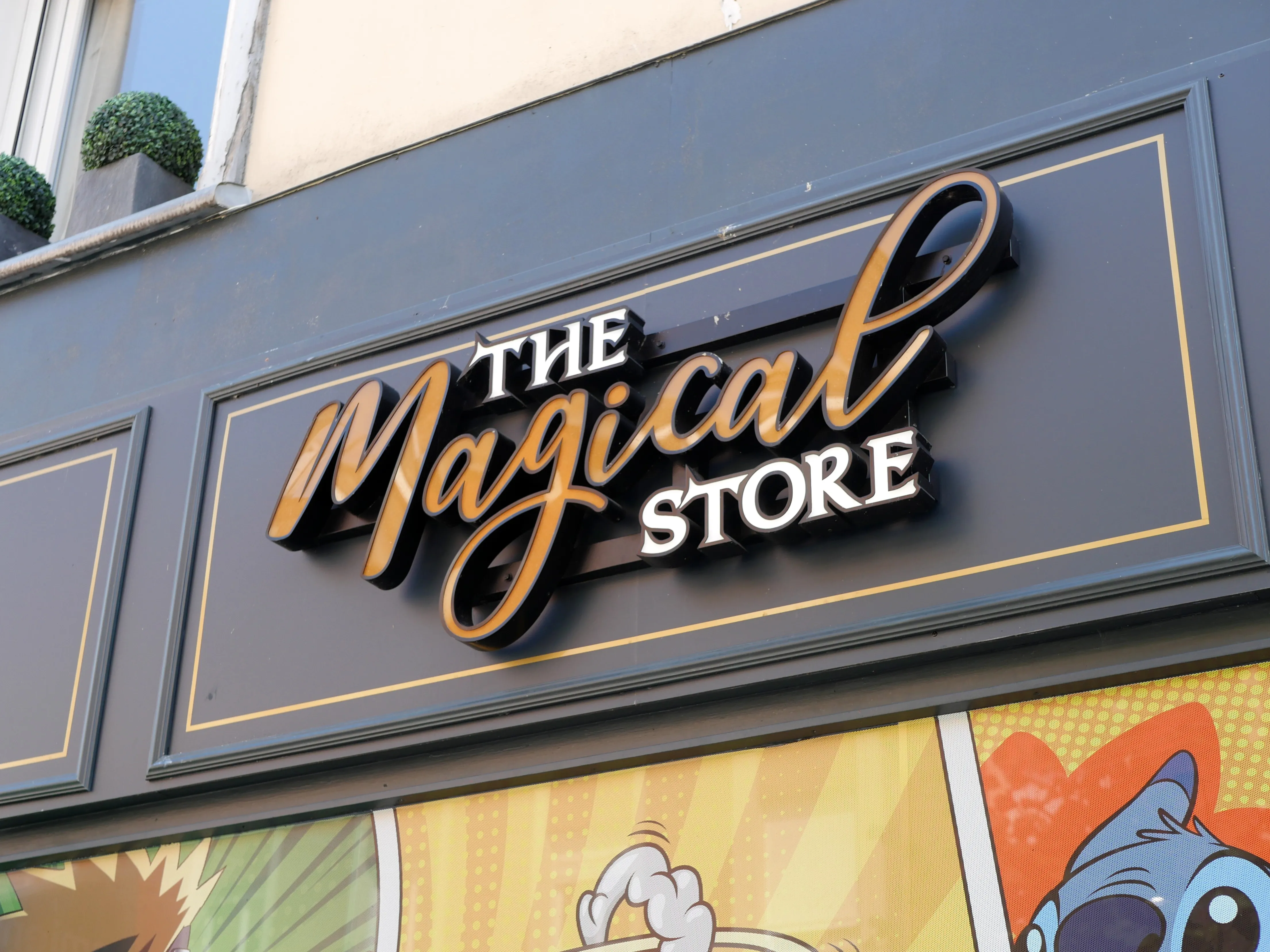 Une boutique pleine de magie